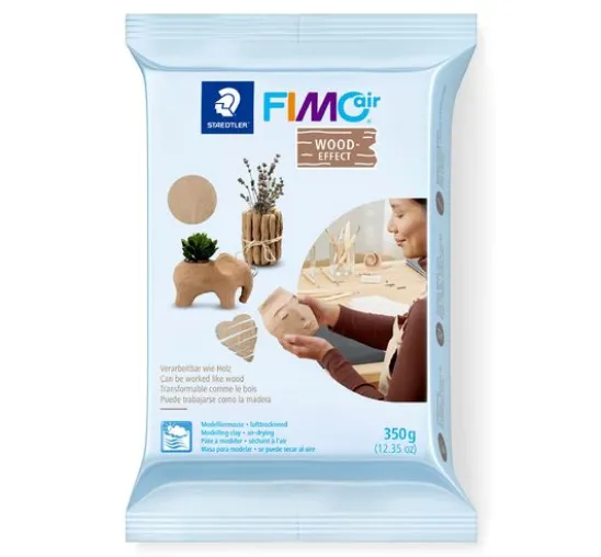 Modelliermasse "FIMOair Wood-Effect"