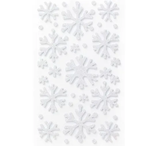 Moosgummi Glitter-Sticker