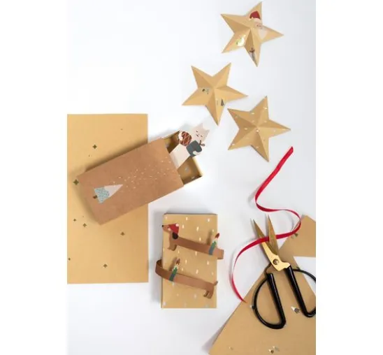 Motivblock "Kraftpapier Xmas"