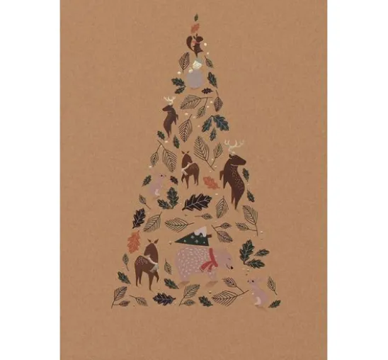Motivblock "Kraftpapier Xmas"