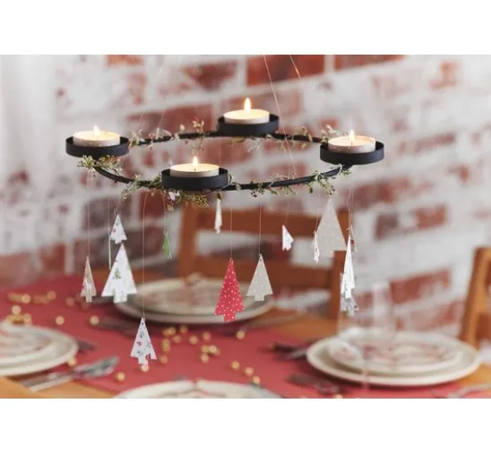 Motiv-Fotokarton "Weihnachtsbäume"