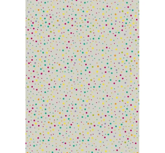Motivkarton "Grey Line", Regenbogen Punkte