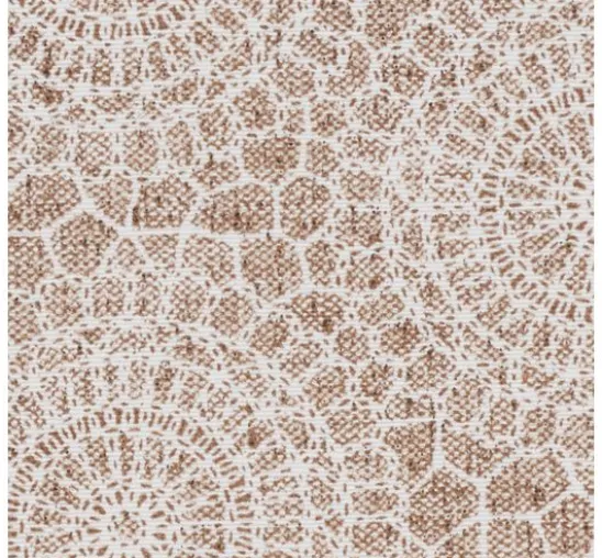 Motiv-Stoff Leinenoptik "Mandala Kreise Spitze"