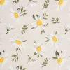 Motiv-Stoff Leinenoptik "Margeriten"