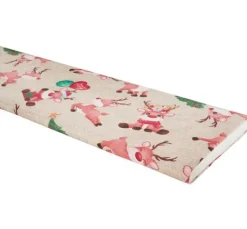 Motiv-Stoff Leinenoptik "Reindeer Rudolph"