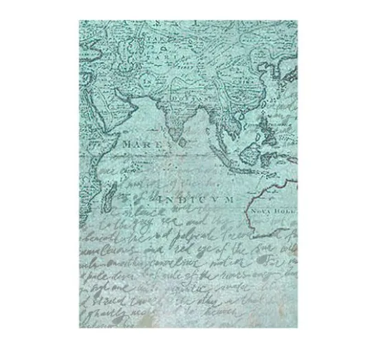 Motiv-Strohseide Backgrounds "Around the World", 8er-Set