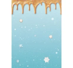 Motiv-Strohseide Backgrounds "Candy Christmas"