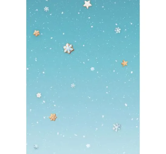 Motiv-Strohseide Backgrounds "Candy Christmas"