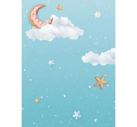 Motiv-Strohseide Backgrounds "Candy Christmas"