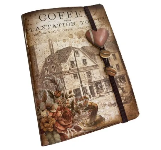 Motiv-Strohseide Backgrounds "Coffee and Chocolate"