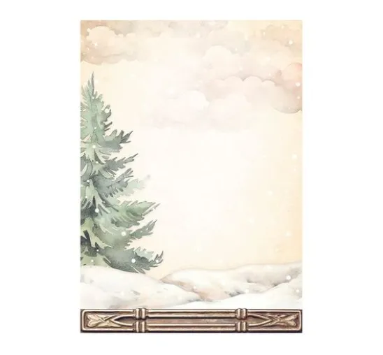 Motiv-Strohseide Backgrounds "Gear up for Christmas"