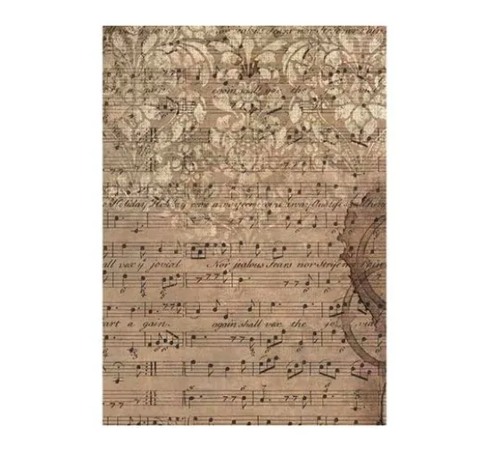 Motiv-Strohseide Backgrounds "Music"