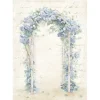 Motiv-Strohseide Backgrounds "Timeless", DIN A6, 8er Set