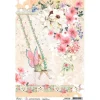 Motiv-Strohseide "Beauty in Bloom"