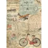 Motiv-Strohseiden Sortiment "Around the World", 6er-Set