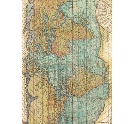 Motiv-Strohseiden Sortiment "Around the World", 6er-Set