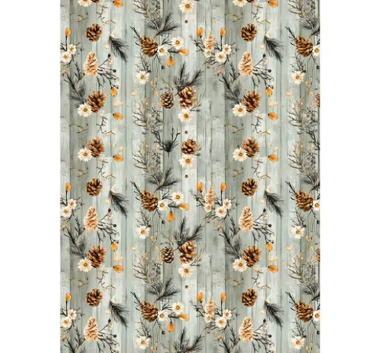Motiv-Strohseiden Sortiment "Cosy Christmas", 8er-Set