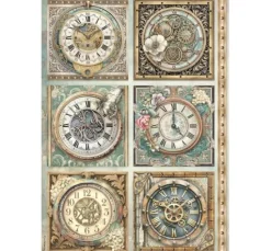 Motiv-Strohseiden Sortiment "Gardens of Time", DIN A4, 6er-Set