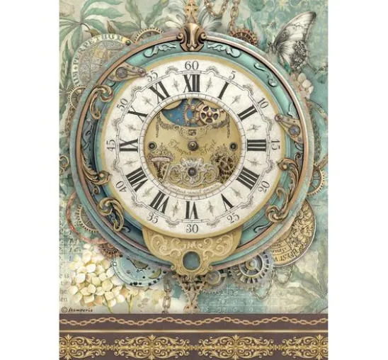 Motiv-Strohseiden Sortiment "Gardens of Time", DIN A4, 6er-Set