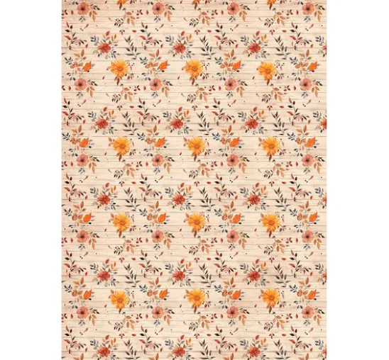 Motiv-Strohseiden Sortiment "Hallo Herbst", 8er-Set