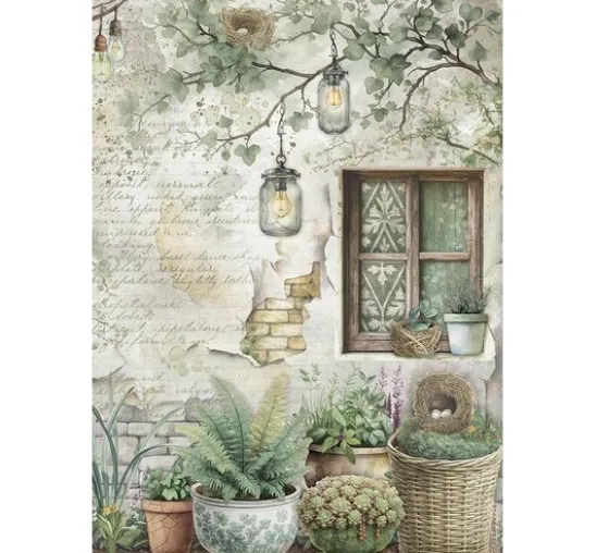 Motiv-Strohseiden Sortiment "Herbarium Silvae", 6er-Set