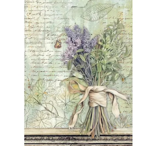 Motiv-Strohseiden Sortiment "Herbarium Silvae", 8er Set