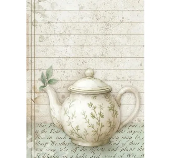 Motiv-Strohseiden Sortiment "Herbarium Silvae", 8er Set