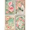 Motiv-Strohseiden Sortiment "House of Roses", 6er-Set