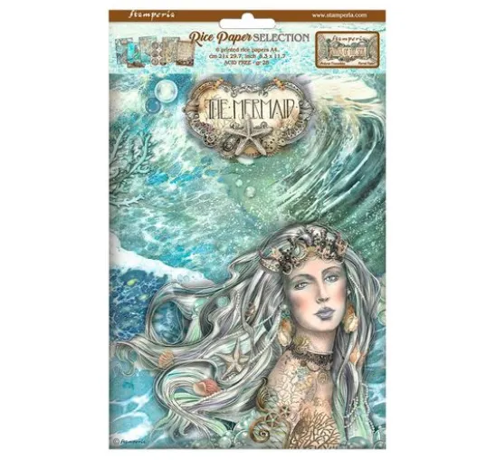 Motiv-Strohseiden Sortiment "Songs of the Sea"
