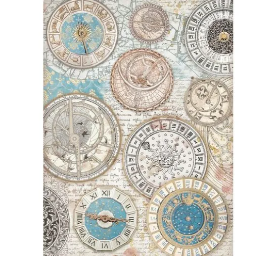 Motiv-Strohseiden Sortiment "Venice City of Art", 6er-Set