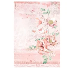 Motiv-Strohseide "Roseland - Flowers"