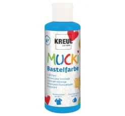 MUCKI Bastelfarbe, 6er Set à 80 ml