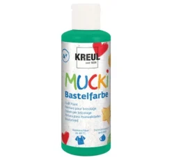 MUCKI Bastelfarbe, 6er Set à 80 ml