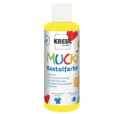 MUCKI Bastelfarbe, 6er Set à 80 ml