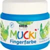 MUCKI Fingerfarbe, 6er-Set, à 150 ml