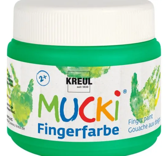MUCKI Fingerfarbe, 6er-Set, à 150 ml