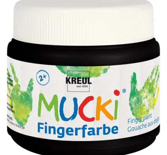 MUCKI Fingerfarbe, 6er-Set, à 150 ml