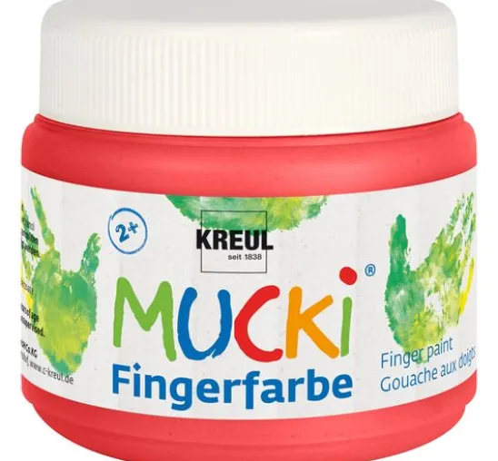 MUCKI Fingerfarbe, 4er-Set, à 150 ml