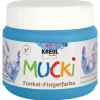 MUCKI Funkel-Fingerfarbe, 6er-Set