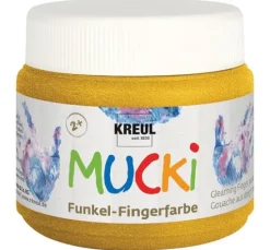 MUCKI Funkel-Fingerfarbe, 6er-Set
