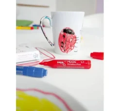 Mucki Porzellan-Pirat, Porzellanmalstift, 5er-Set