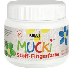 MUCKI Stoff-Fingerfarbe, 6er-Set