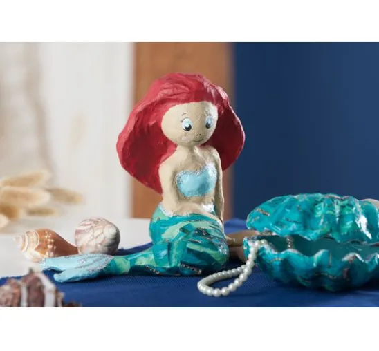 Muschelbox, Pappmaché
