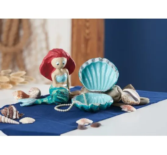Muschelbox, Pappmaché