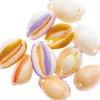 Muschelperlen mit 2 Bohrungen