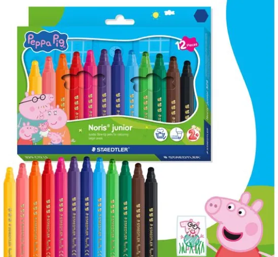 Noris junior Fasermaler "Peppa Pig"