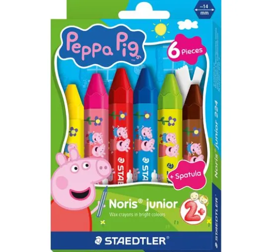 Noris junior Wachsmalkreiden "Peppa Pig"