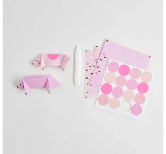 Origami "Glücksschweinchen"