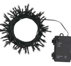Outdoor Mini-LED-Lichterkette, 10 m, Grün, 100 LEDs
