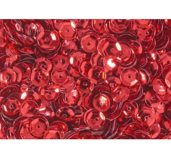 Pailletten gewölbt, Metallic